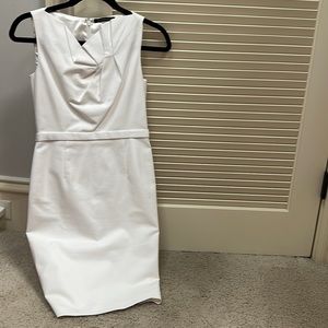 White Tahari dress
